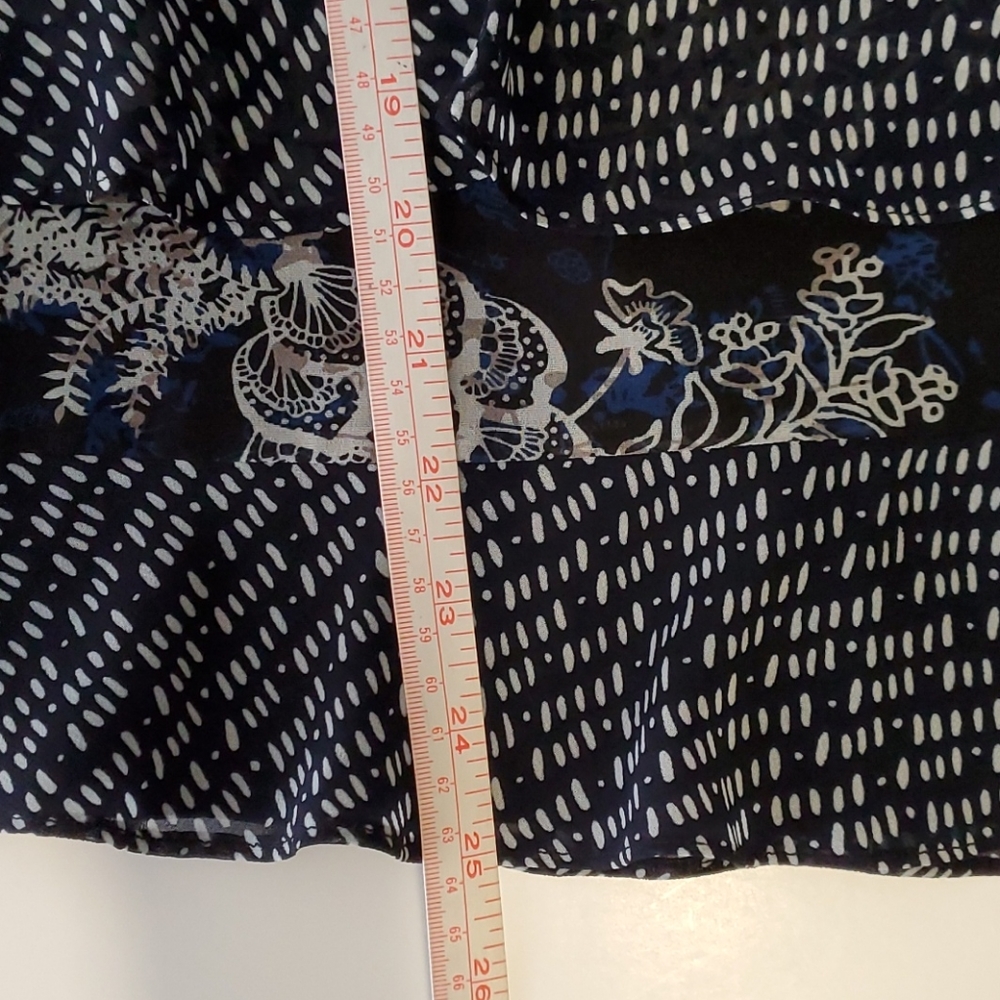 Cabi Sheer Hybrid Blouse - Picture 13 of 13